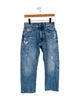 R13 Mid-Rise Straight Leg Jeans