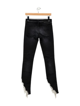R13 Mid-Rise Skinny Leg Jeans