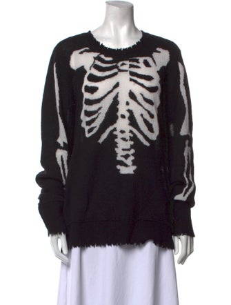 R13 Cashmere Printed Sweater