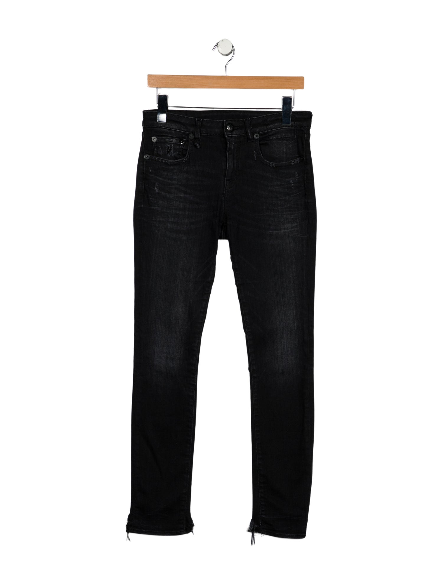 R13 Mid-Rise Skinny Leg Jeans
