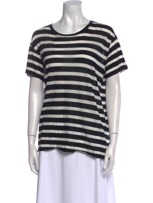 R13 Striped Scoop Neck T-Shirt
