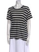 R13 Striped Scoop Neck T-Shirt