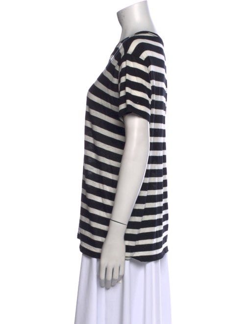 R13 Striped Scoop Neck T-Shirt
