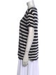 R13 Striped Scoop Neck T-Shirt