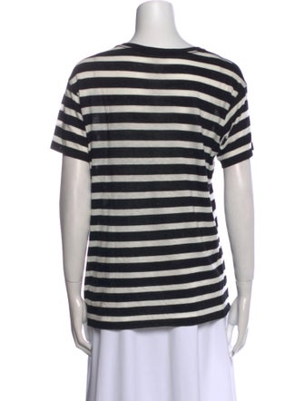 R13 Striped Scoop Neck T-Shirt
