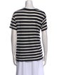 R13 Striped Scoop Neck T-Shirt