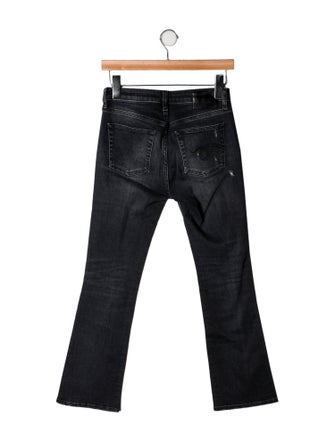 R13 Mid-Rise Straight Leg Jeans
