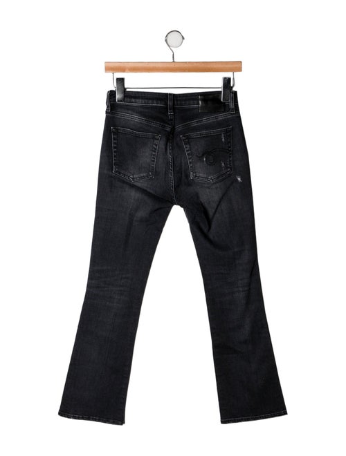 R13 Mid-Rise Straight Leg Jeans