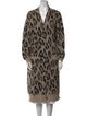 R13 Cashmere Animal Print Sweater