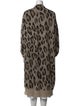 R13 Cashmere Animal Print Sweater