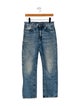 R13 High-Rise Straight Leg Jeans