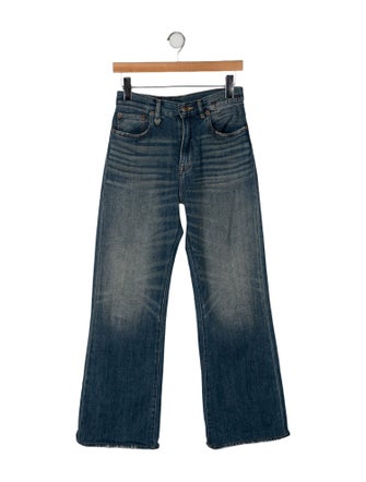 R13 High-Rise Wide Leg Jeans