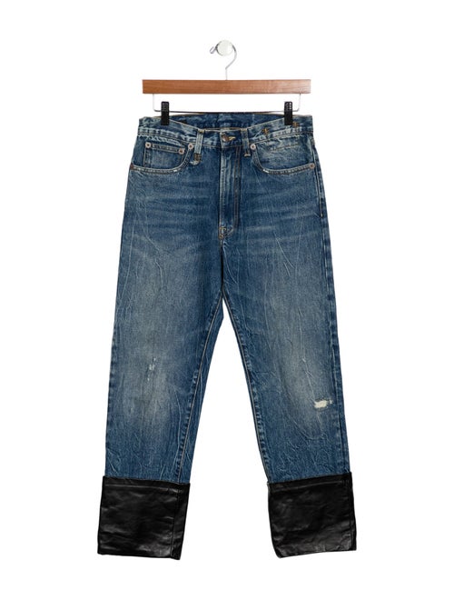 R13 High-Rise Straight Leg Jeans