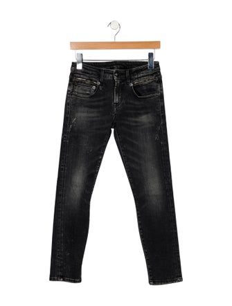 R13 Mid-Rise Skinny Leg Jeans