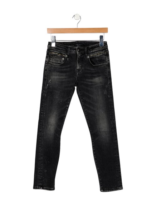 R13 Mid-Rise Skinny Leg Jeans