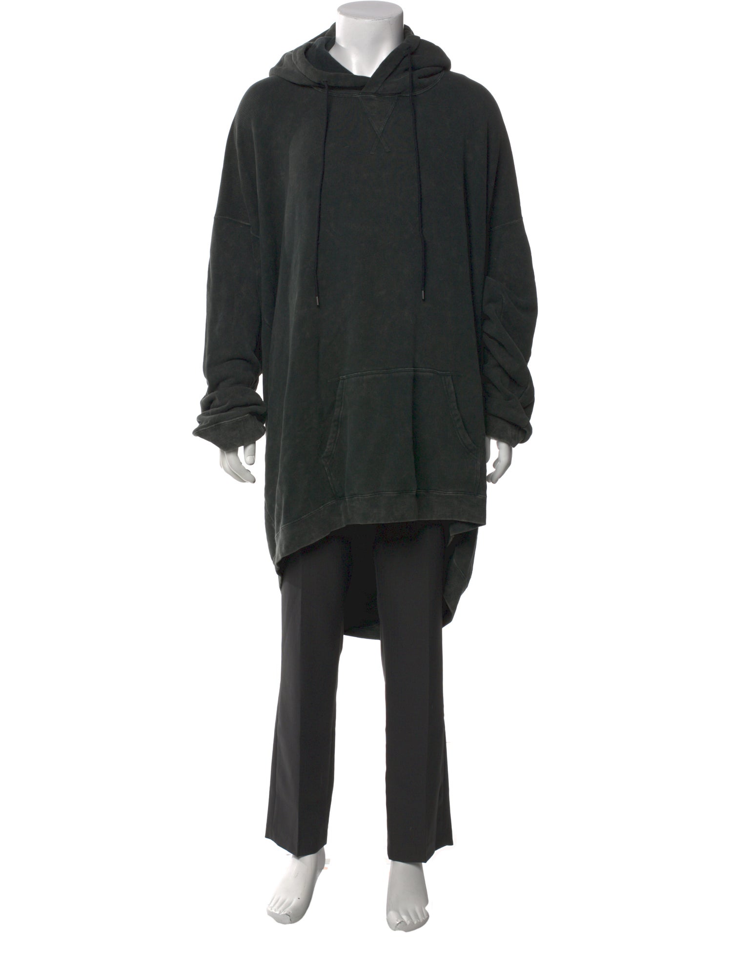 R13 Crew Neck Long Sleeve Hoodie