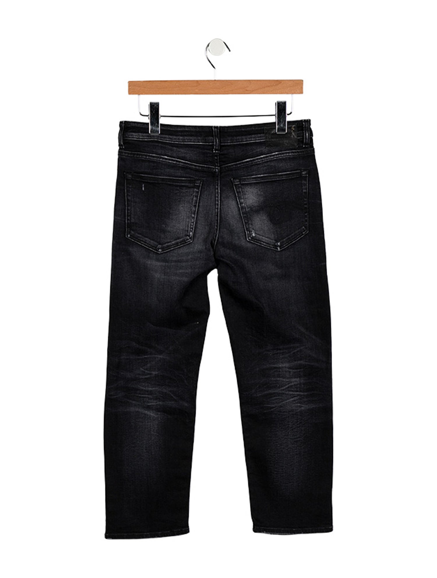 R13 High-Rise Straight Leg Jeans