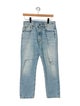 R13 Mid-Rise Straight Leg Jeans
