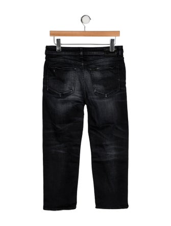 R13 Mid-Rise Straight Leg Jeans
