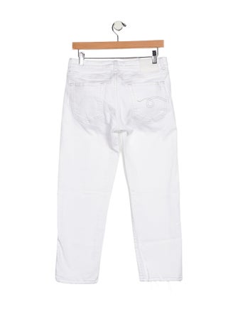 R13 Mid-Rise Straight Leg Jeans