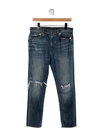 R13 Mid-Rise Skinny Leg Jeans