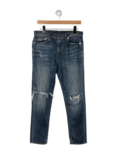 R13 Mid-Rise Skinny Leg Jeans