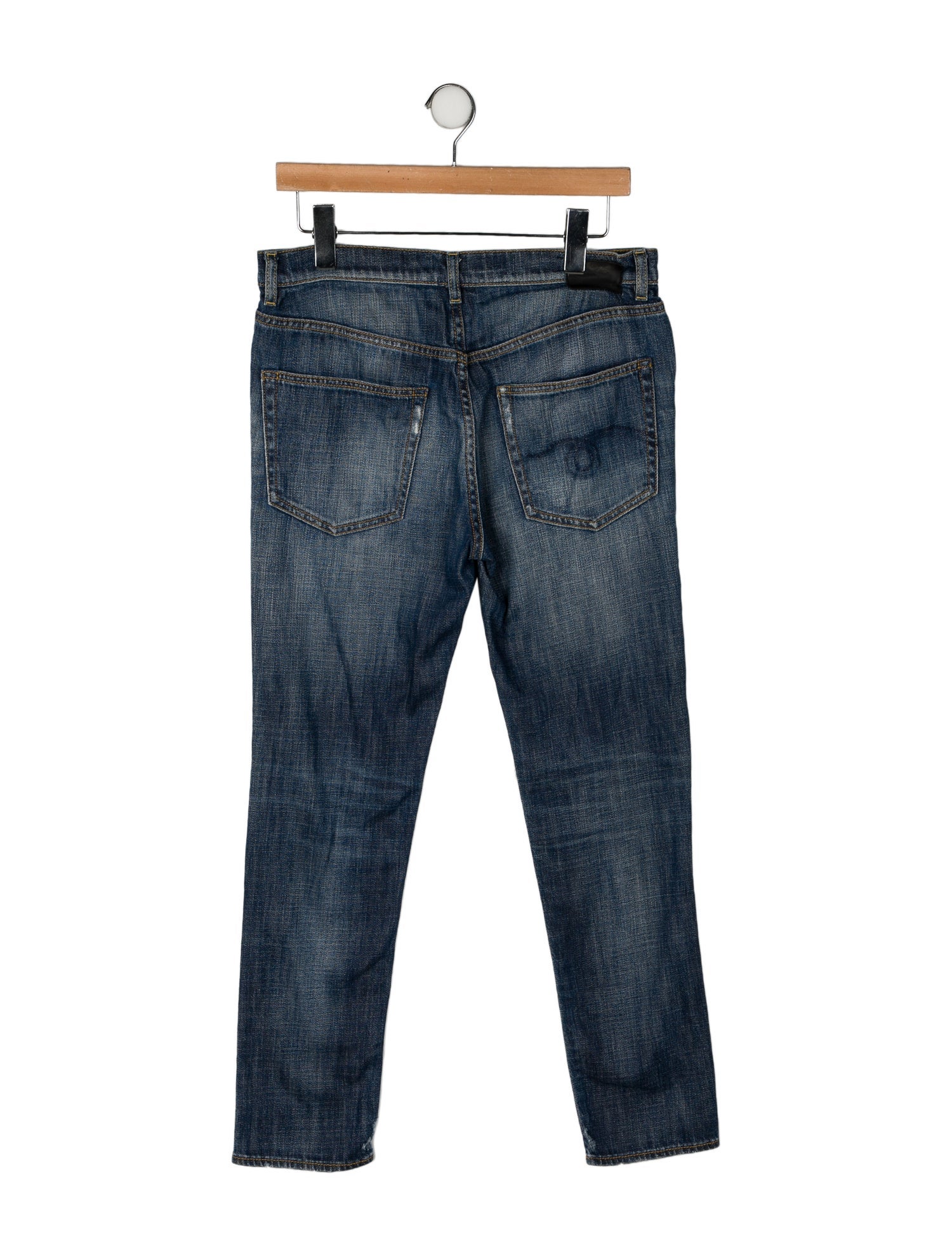 R13 Mid-Rise Skinny Leg Jeans