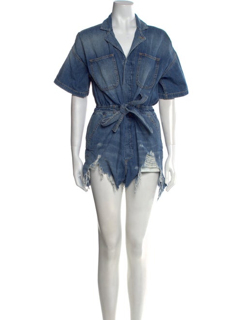 R13 V-Neck Romper