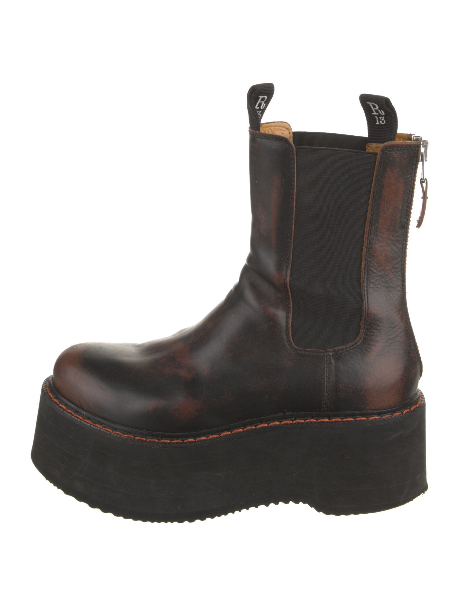 R13 Leather Chelsea Boots