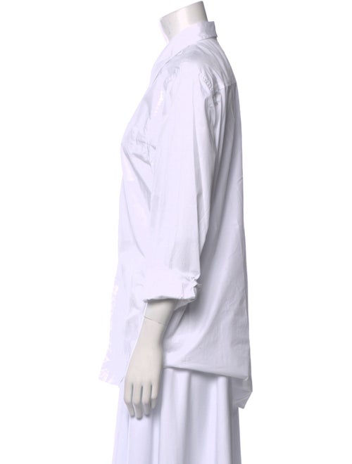 R13 Three-Quarter Sleeve Button-Up Top