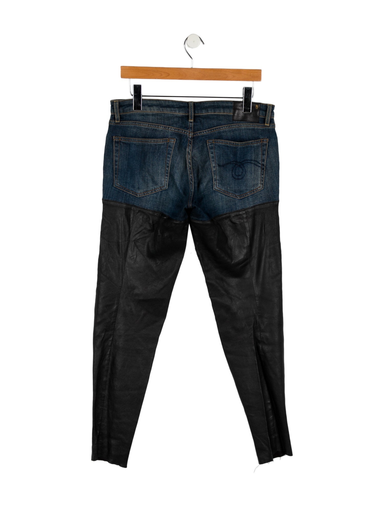 R13 Mid-Rise Skinny Leg Jeans