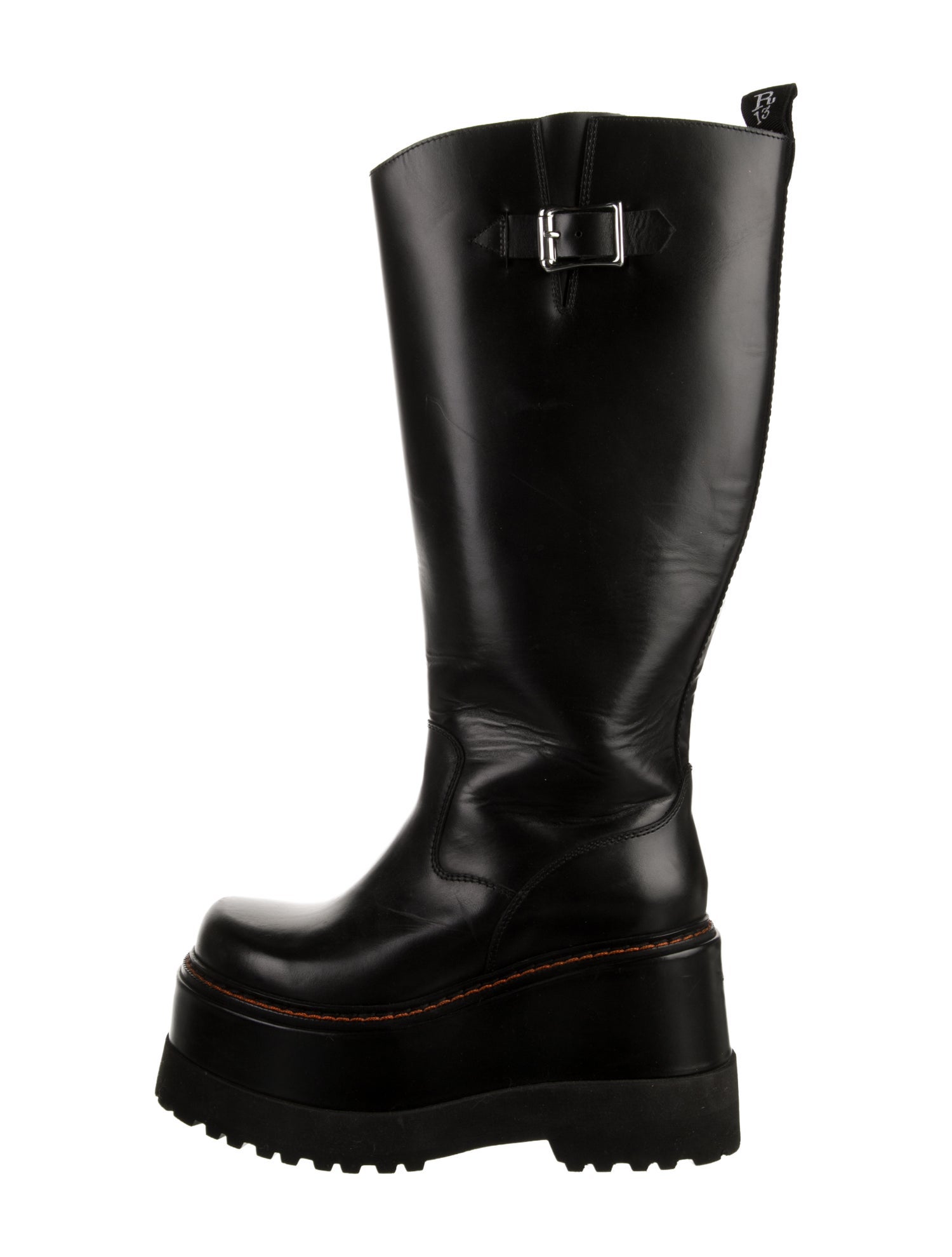 R13 Leather Rain Boots