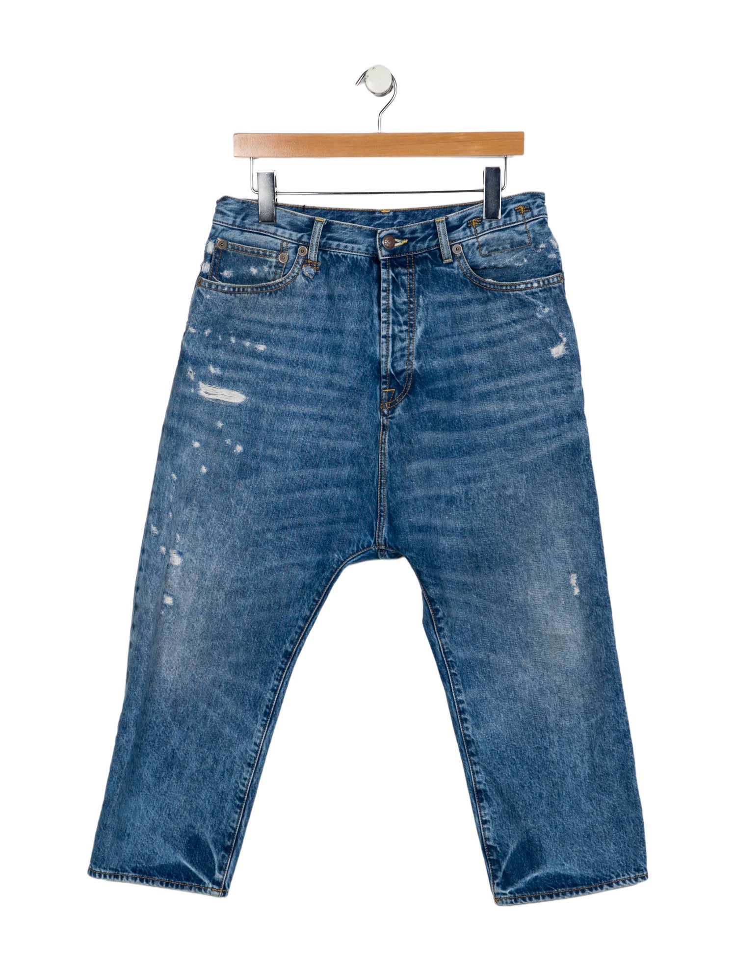 R13 High-Rise Wide Leg Jeans