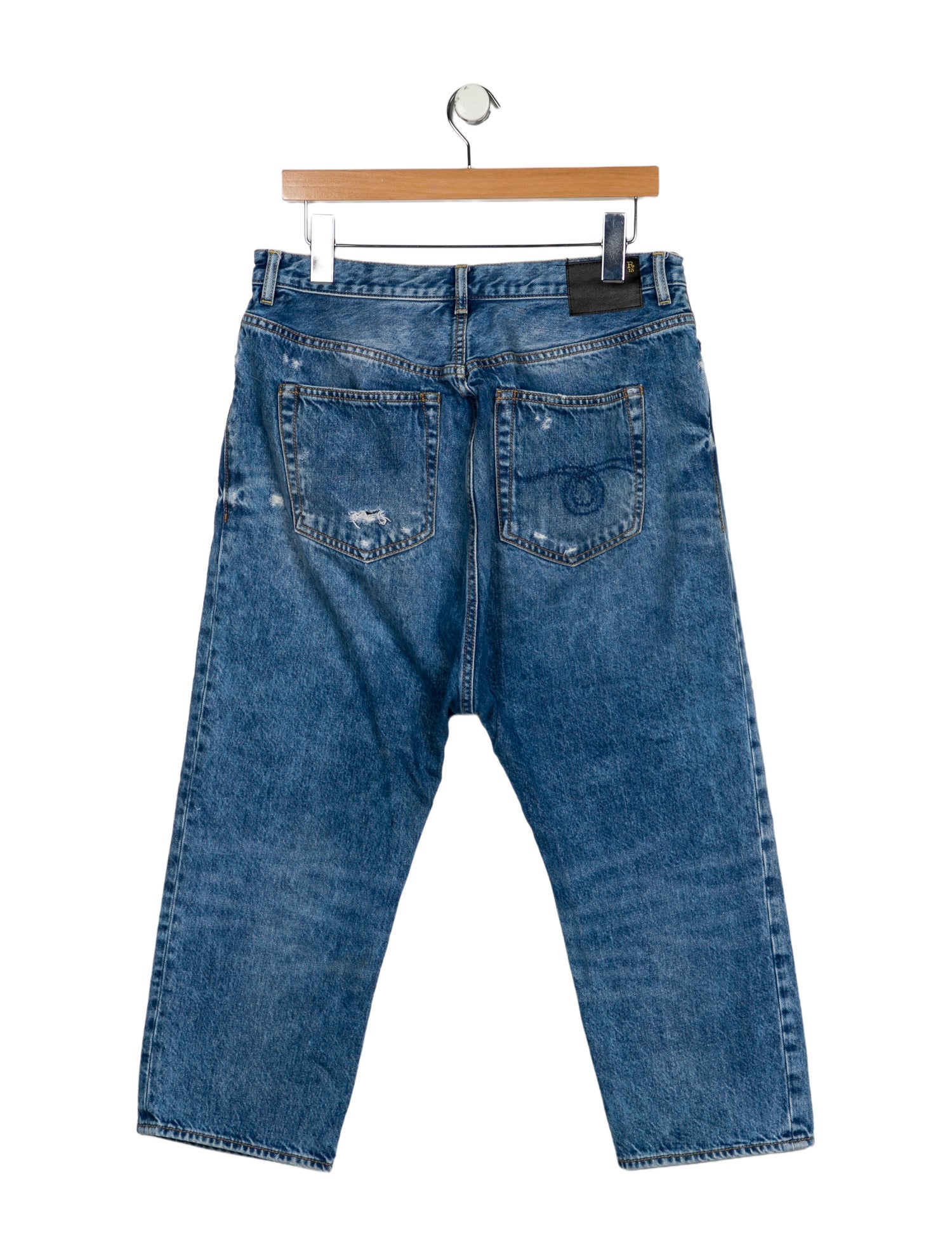 R13 High-Rise Wide Leg Jeans