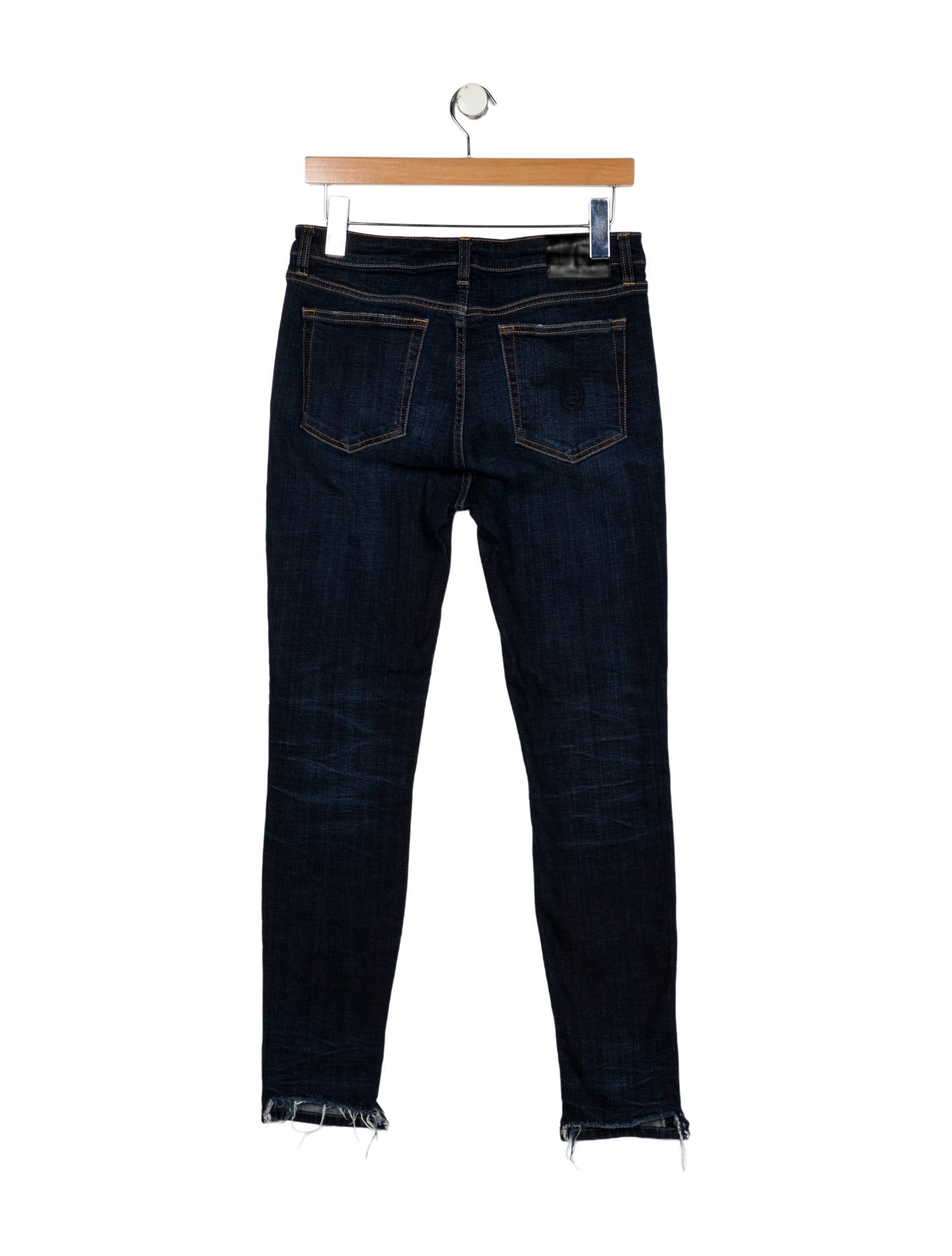 R13 Mid-Rise Skinny Leg Jeans