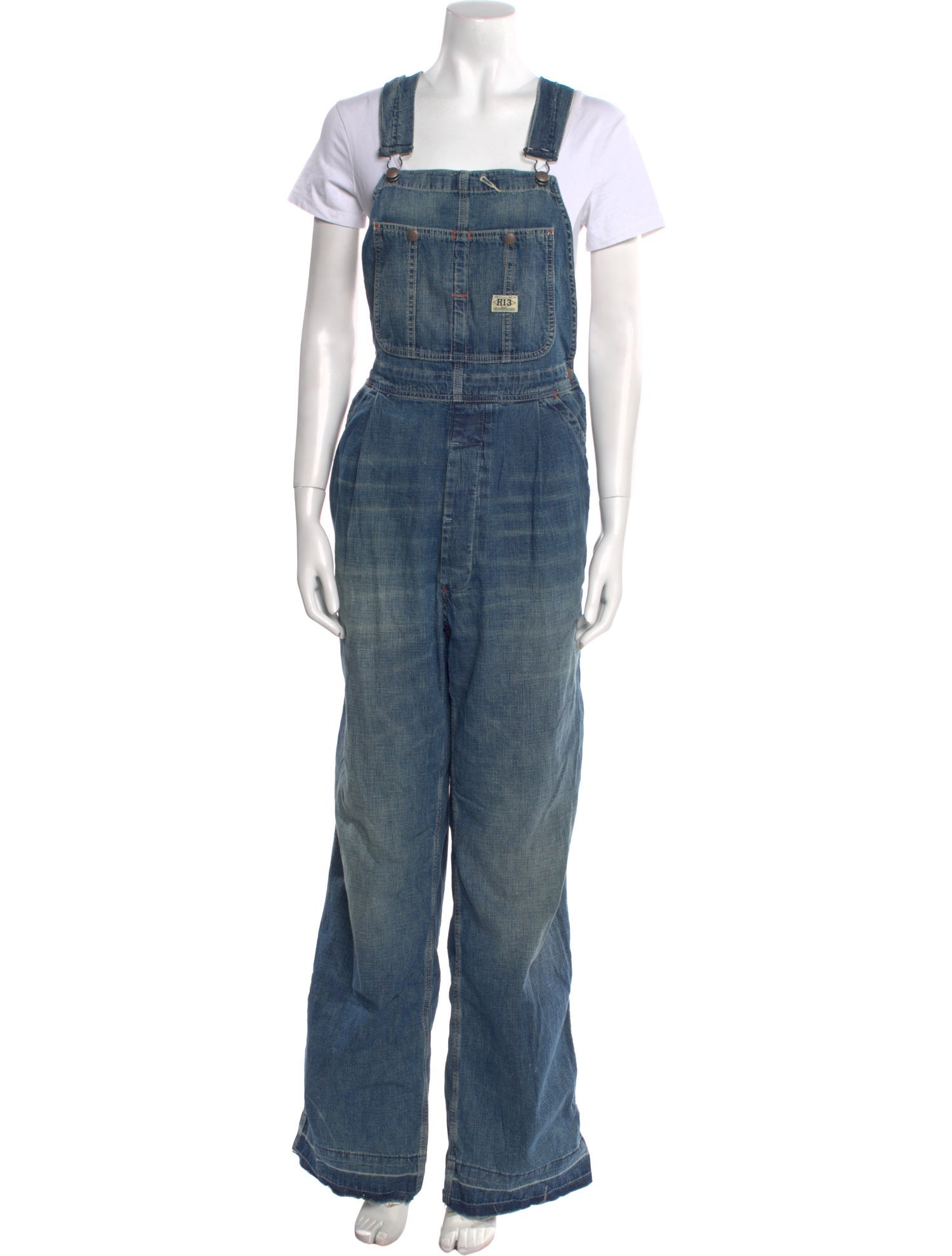 R13 Square Neckline Jumpsuit