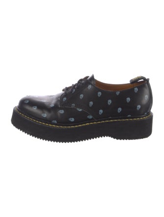 R13 Leather Printed Oxfords