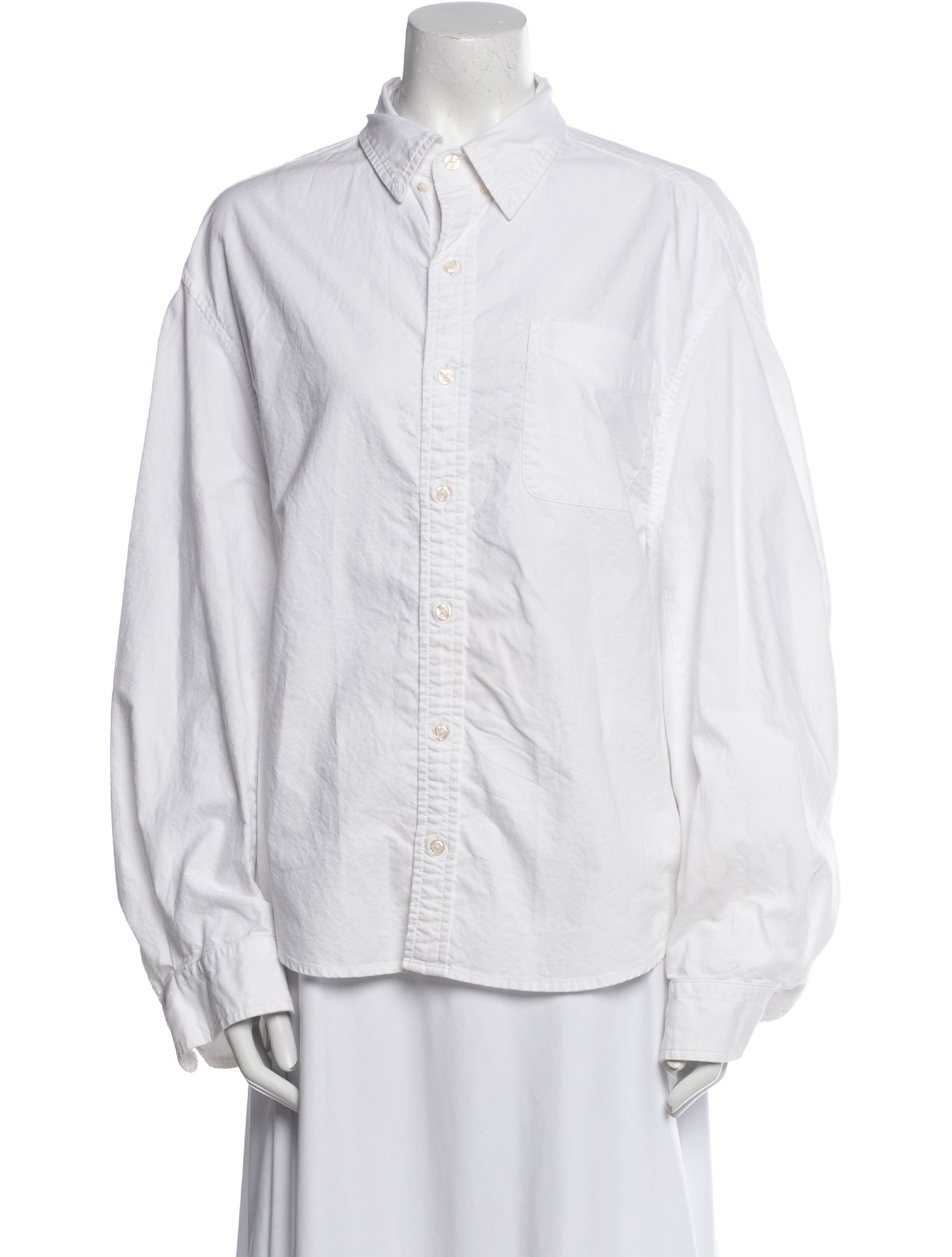 R13 Long Sleeve Button-Up Top