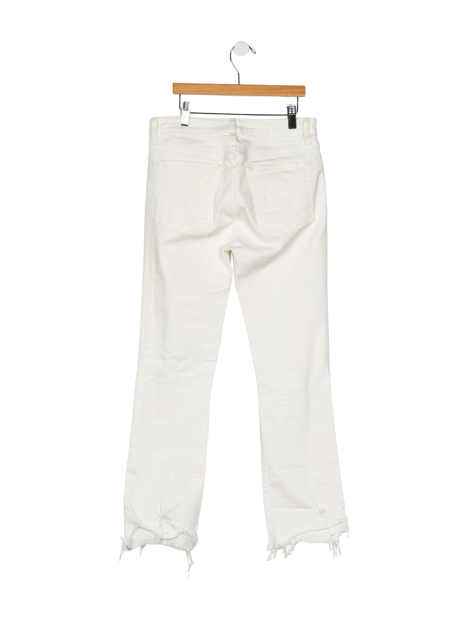 R13 Mid-Rise Straight Leg Jeans