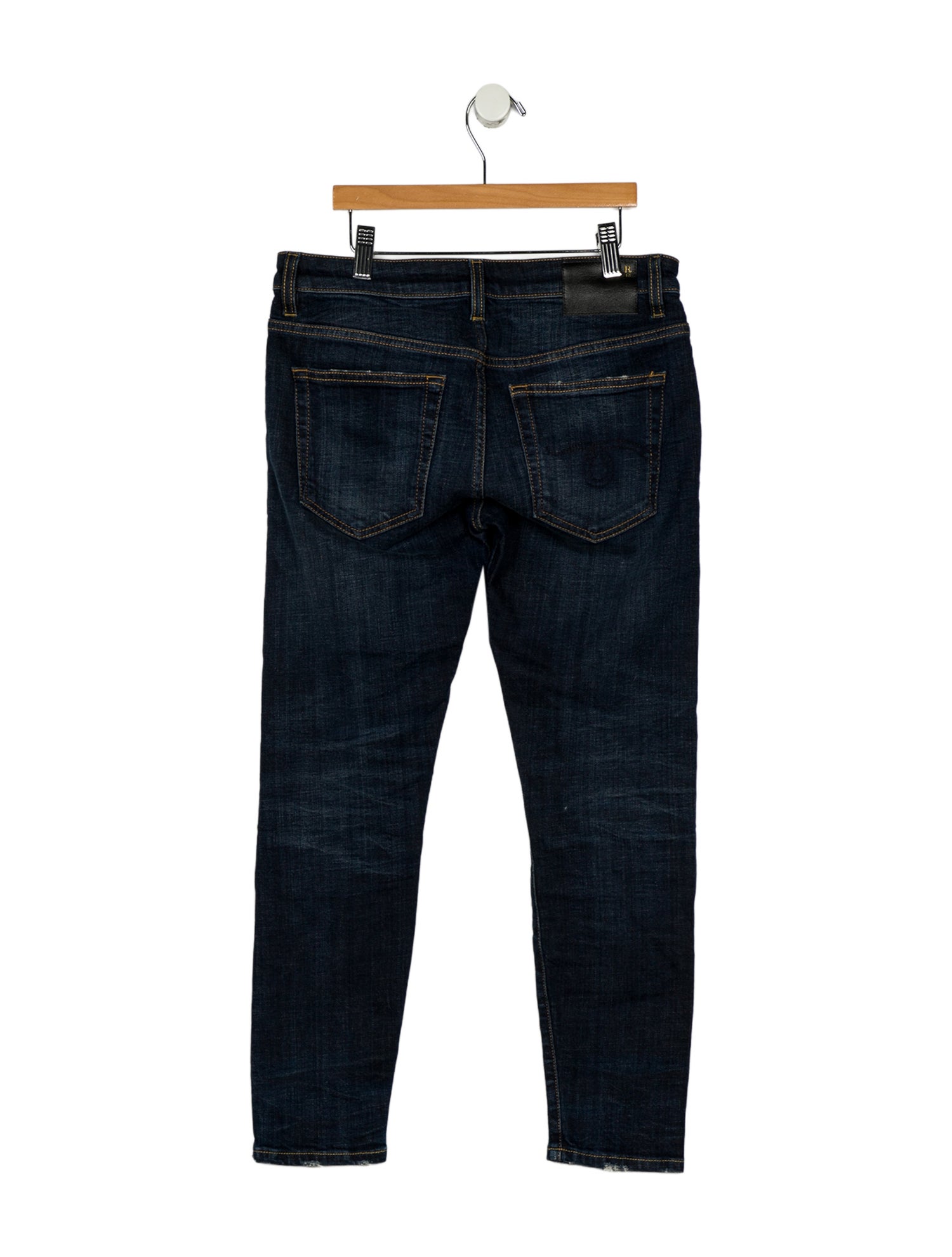 R13 Mid-Rise Skinny Leg Jeans