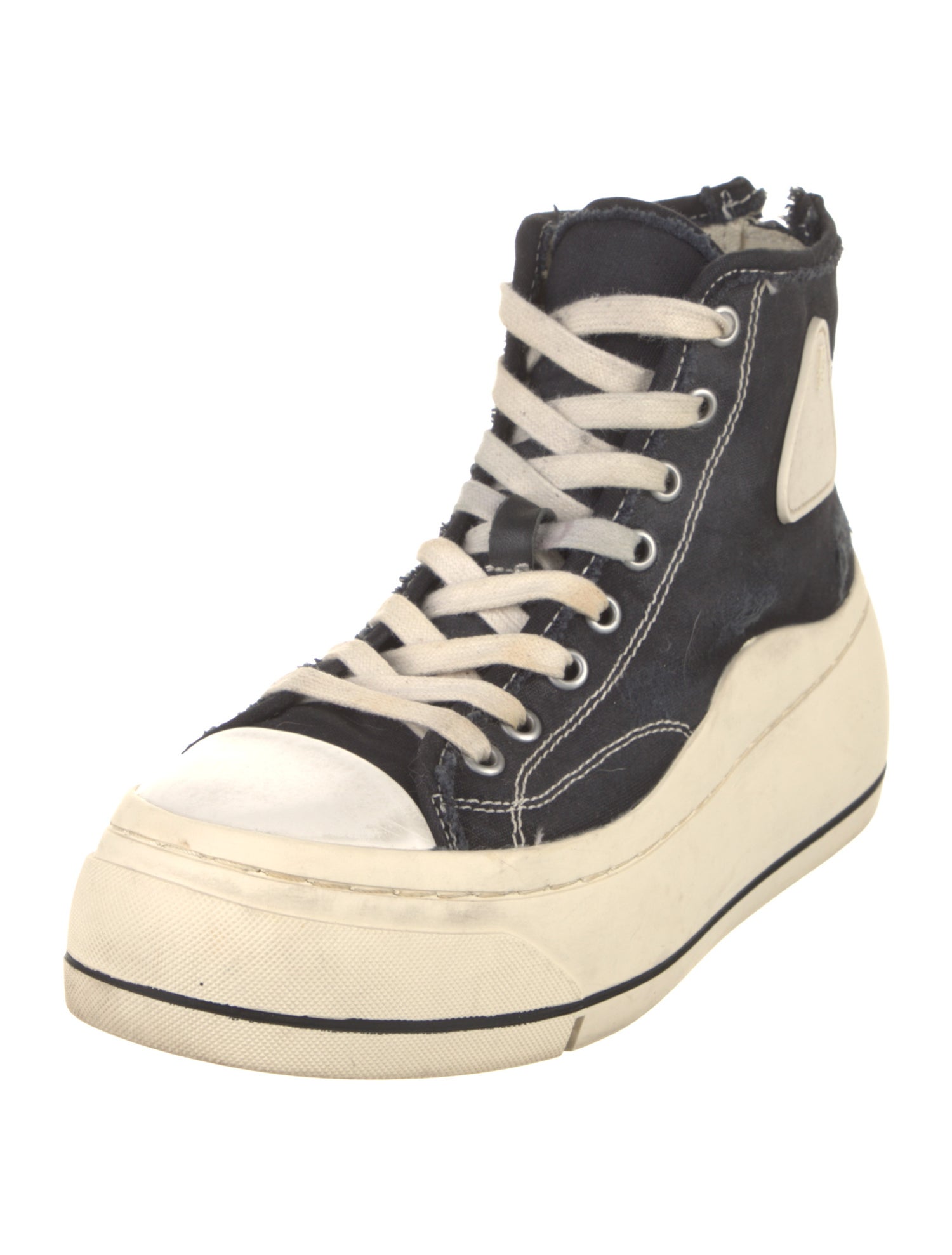 R13 Canvas Wedge Sneakers