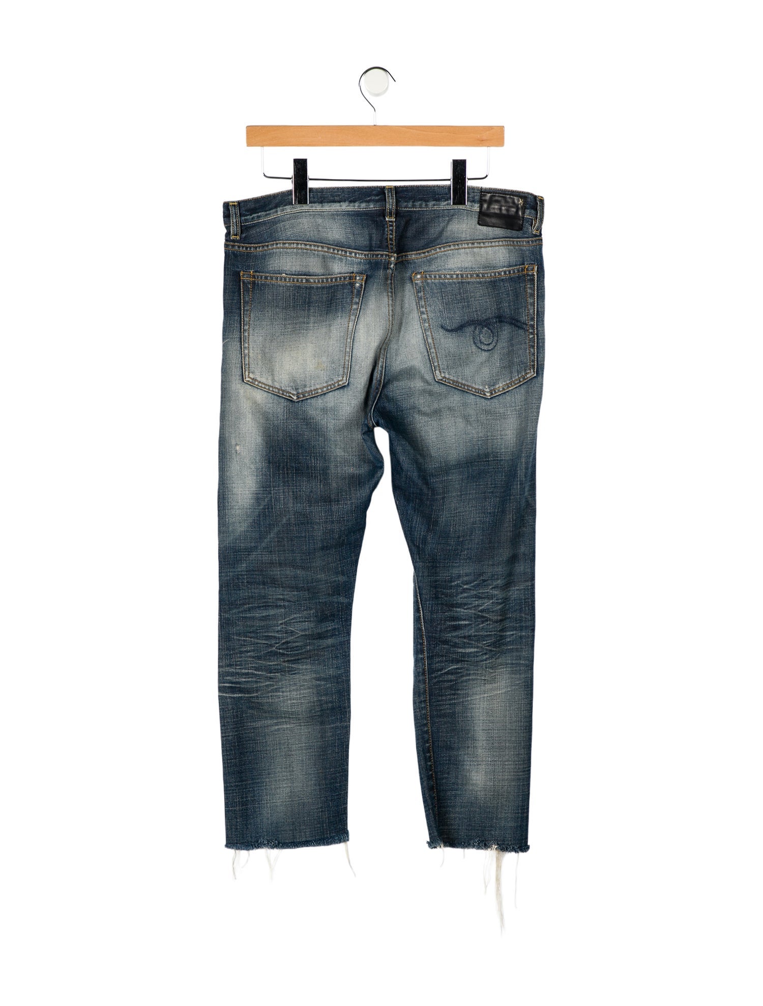 R13 High-Rise Straight Leg Jeans