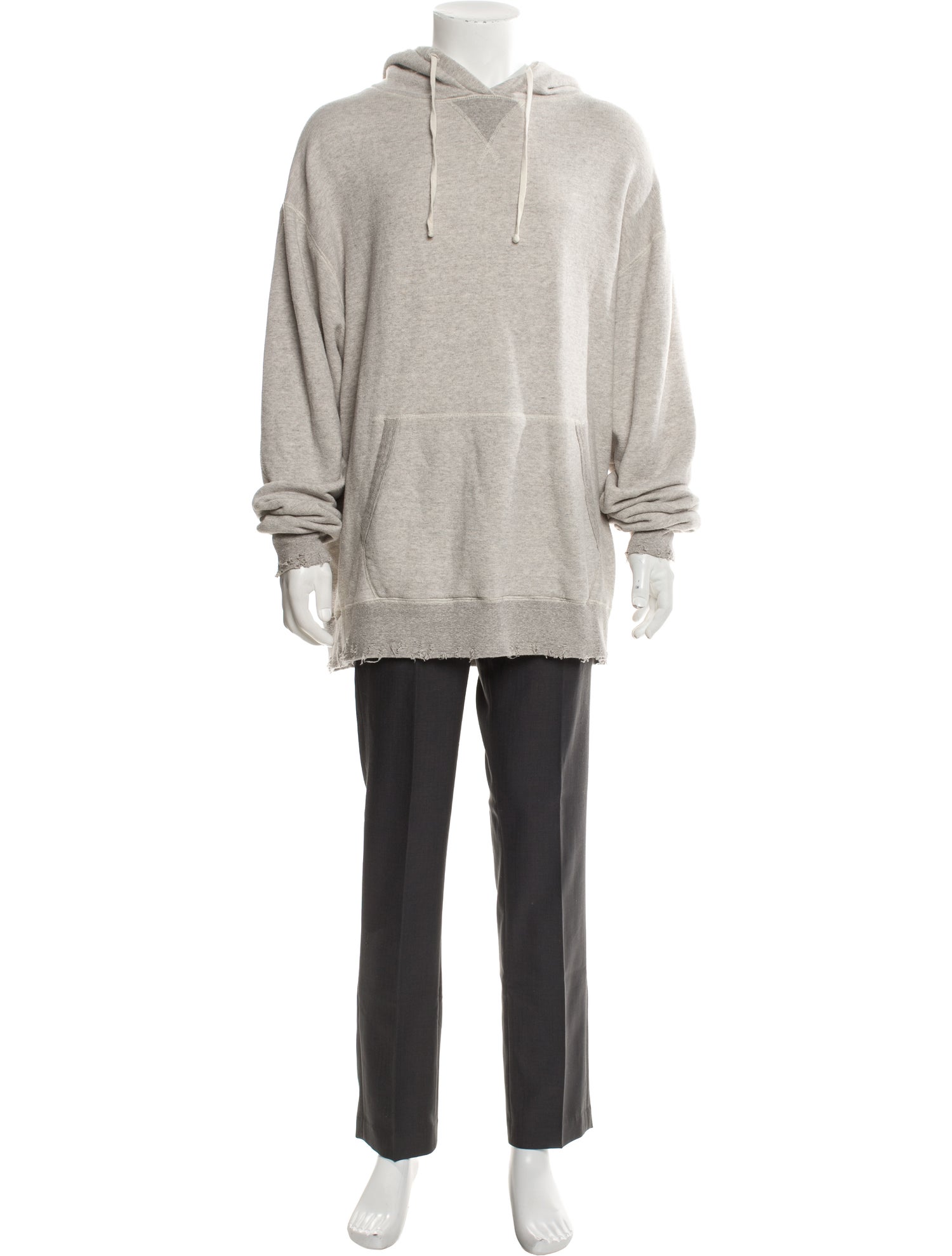 R13 Crew Neck Long Sleeve Hoodie