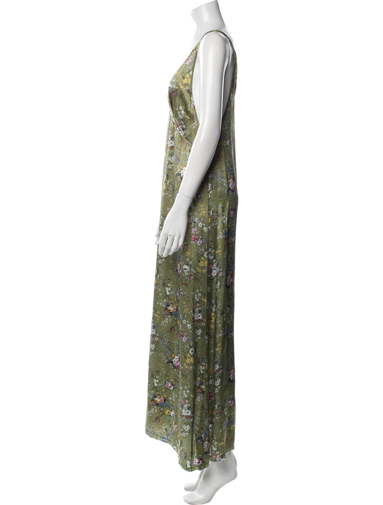 R13 Silk Long Dress