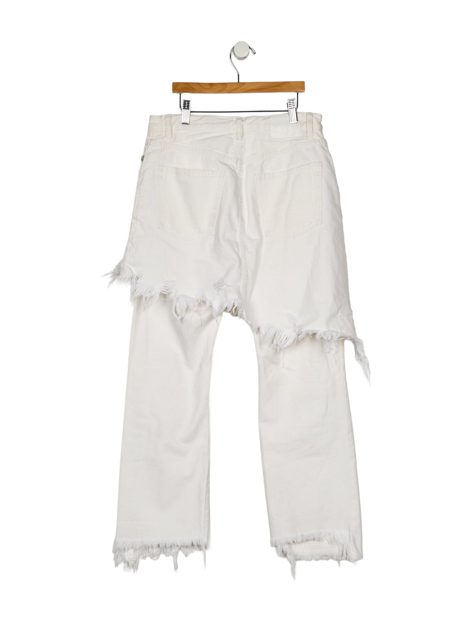 R13 High-Rise Straight Leg Jeans