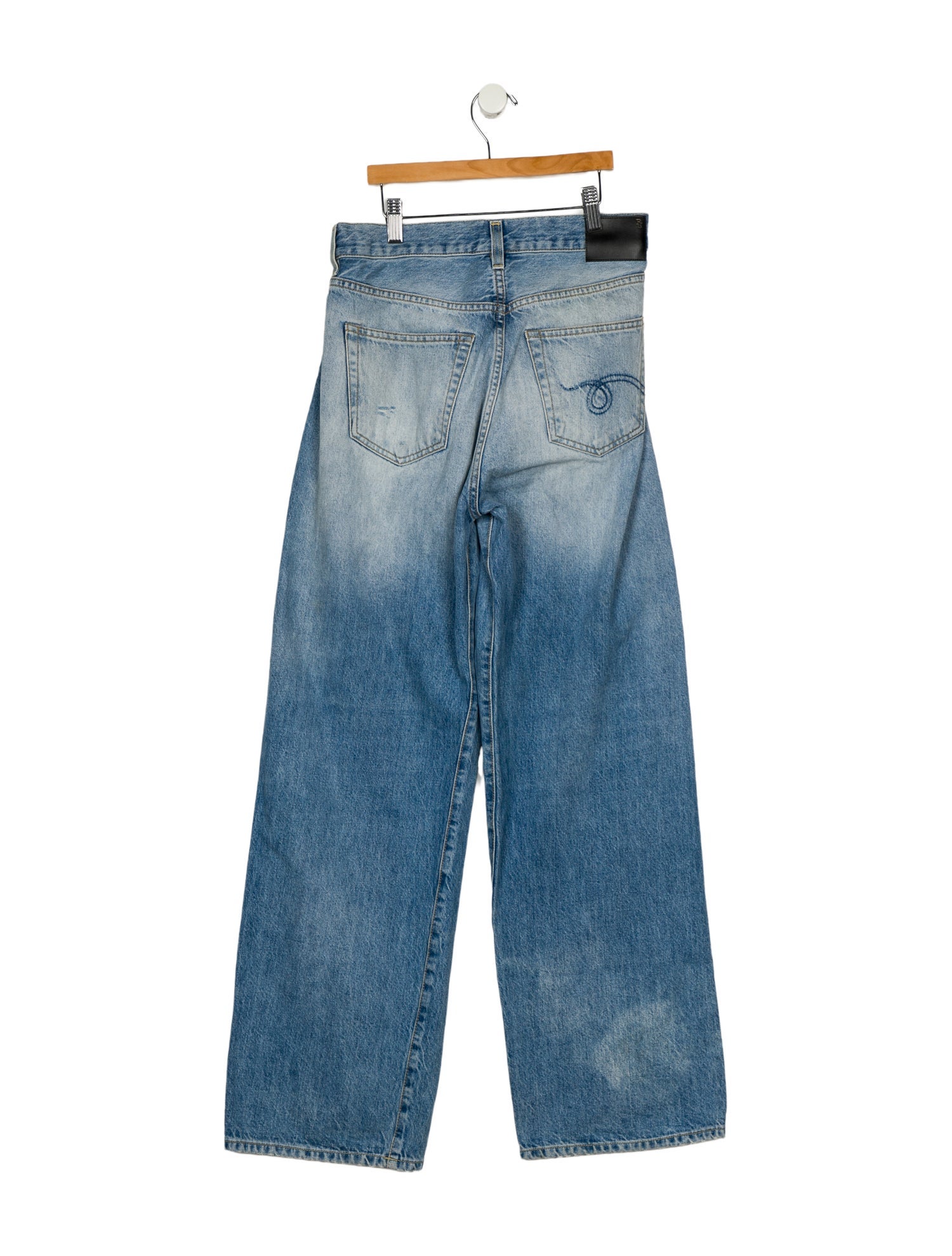 R13 High-Rise Wide Leg Jeans