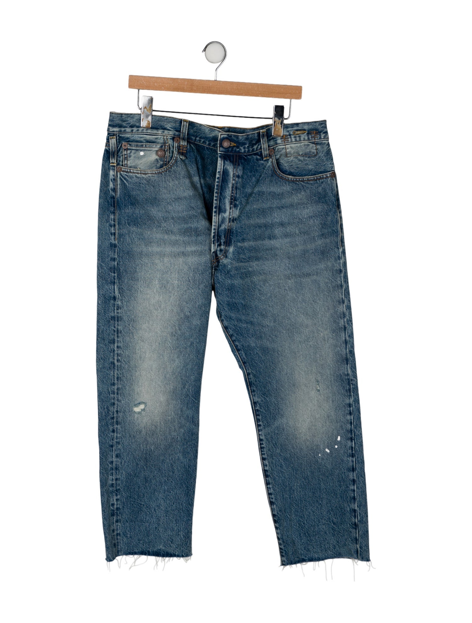 R13 High-Rise Wide Leg Jeans