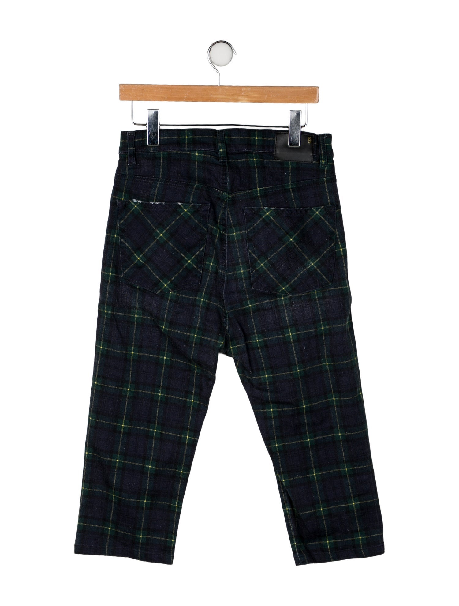 R13 High-Rise Straight Leg Jeans