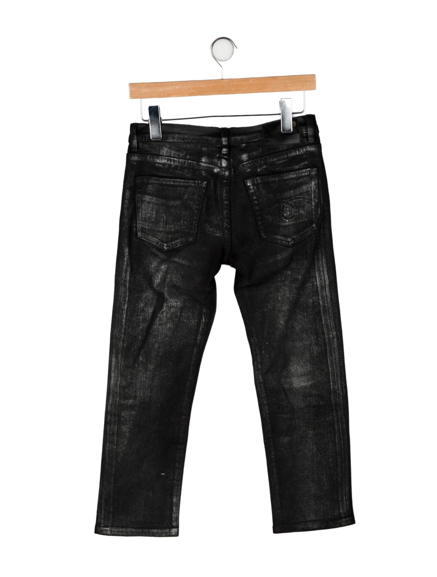 R13 Mid-Rise Straight Leg Jeans