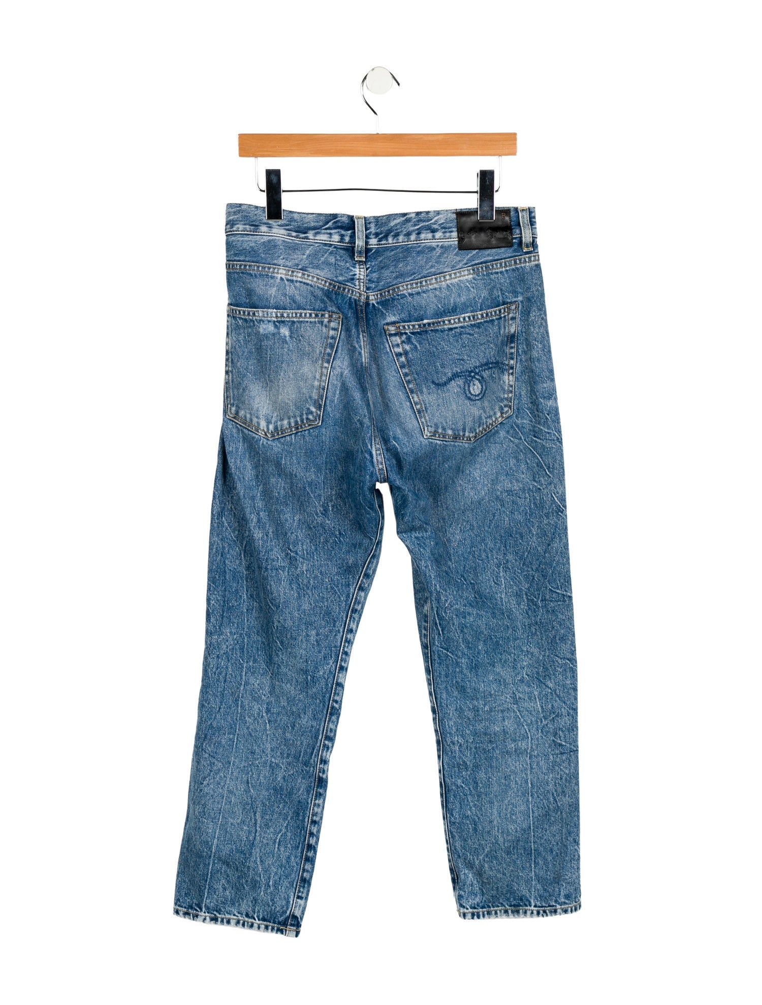 R13 High-Rise Wide Leg Jeans